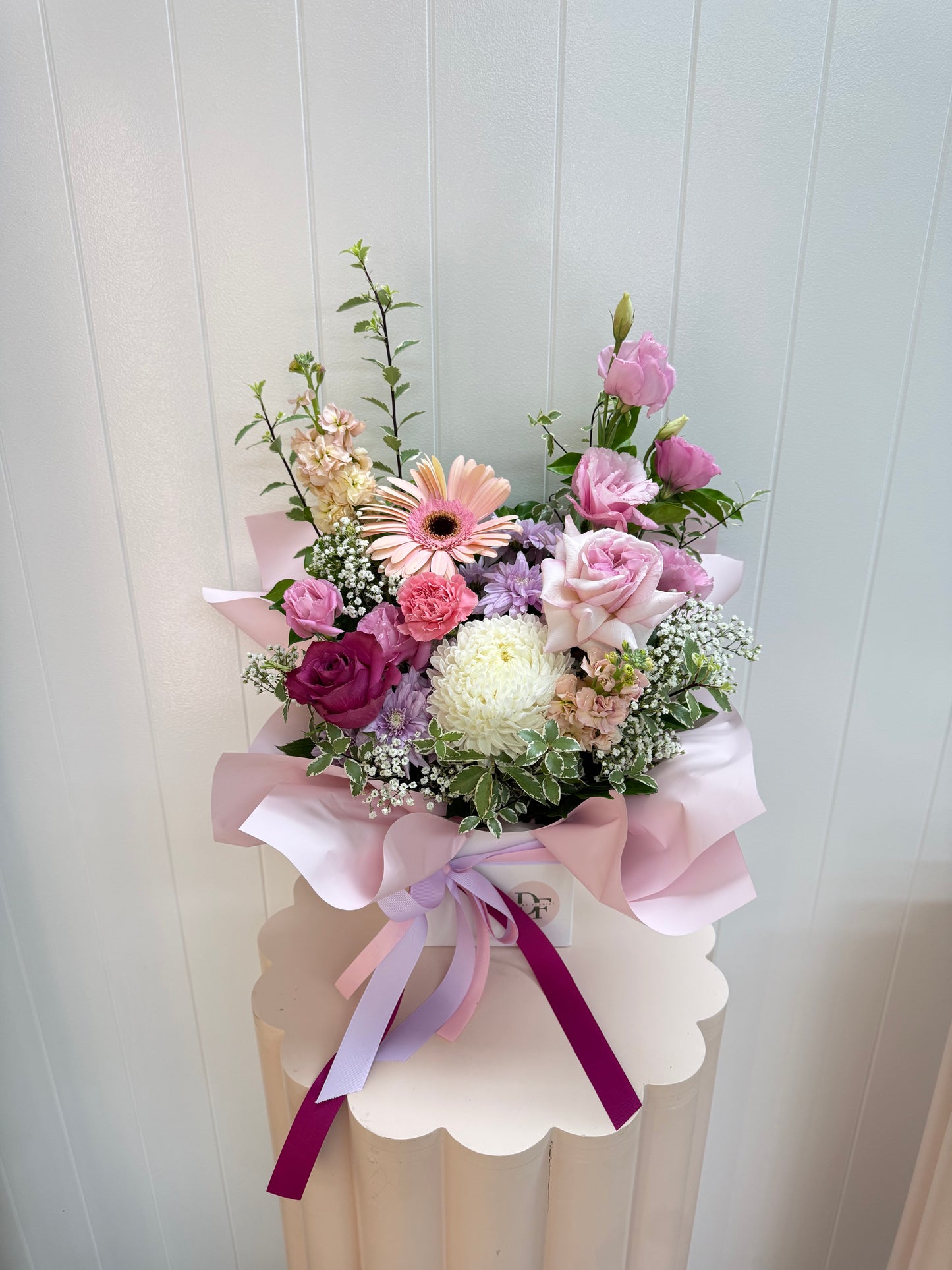 Spring Mum Regular Boxed Arrangement